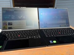 IPS (слева) и OLED (справа)