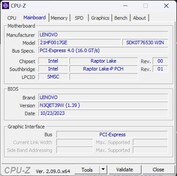 Материнская плата CPU-Z