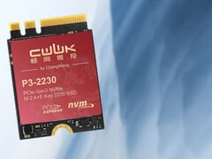 Твердотельный накопитель CWWK. Промо-изображение с сине-белым градиентом на заднем плане