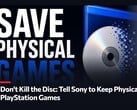 Рекламное изображение петиции «Don't Kill The Disc» в поддержку физических версий игр для PlayStation