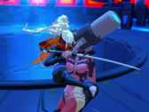 Furi обладает уникальным художественным стилем, но помимо этого, игра получила множество похвал за свой синти-тяжелый саундтрек. (Источник изображения: Steam)