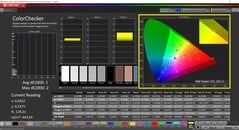 Calman ColorChecker (Профиль: P3, Целевое цветовое пространство: P3)