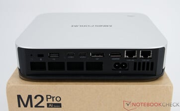 Minisforum M2 Pro — задние разъёмы