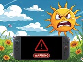 Nintendo Switch 2 показана в жаркую погоду на улице (Источник изображения: Nintendo of America с правками)