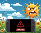 Nintendo Switch 2 показана в жаркую погоду на улице (Источник изображения: Nintendo of America с правками)