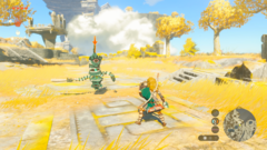 Боевые действия в версии The Legend of Zelda: Tears of the Kingdom для Switch 2 (Источник изображения: Nintendo of America)