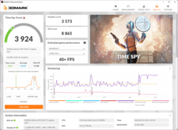 Оценка в 3DMark Time Spy снижается при питании от батареи