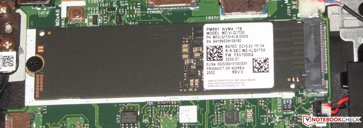 Samsung PM991, установленный внутри Acer Swift 3 SF314-32