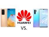 Кто победит? Huawei P40 Pro (слева) или Huawei P30 Pro (справа)?