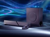 Игровая звуковая панель ROG Gjallar поставляется в комплекте с беспроводным сабвуфером и центром управления.