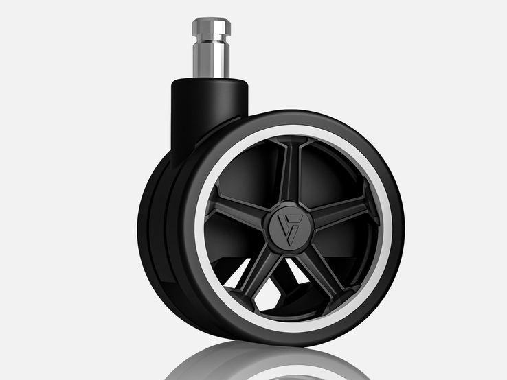 Каждая подставка Penta RS1 (на фото) под игровым креслом имеет тонкий дизайн в стиле Audi.