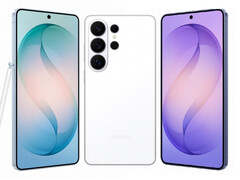 Galaxy S26 Ultra в трех ожидаемых цветах.