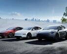 Кроссовер Model Y в различных цветовых решениях