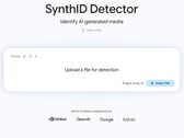 Веб-сайт Google SynthID Detector