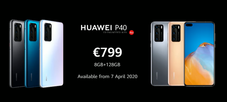 Huawei P40 - расцветки, цена и дата выхода (Источник: Huawei)