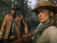 Изображение из Red Dead Redemption 2, на котором показаны Артур Морган и Сэди Адлер. (Источник изображения: Rockstar Games)
