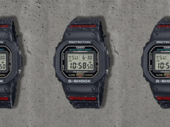 Часы Casio G-Shock x Offspring DW-5600 (на фото) с красным клеймом &quot;Offspring&quot;, идущим по ремешку. (Источник изображения: Offspring on Instagram)