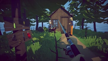 На изображении: скриншот игрового процесса из игры «How to Fish».