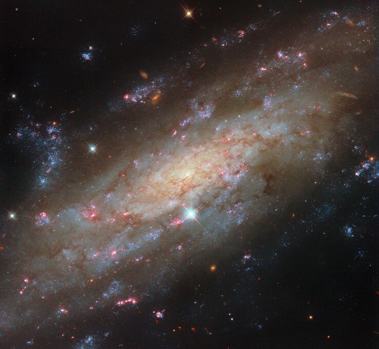 На снимке, сделанном космическим телескопом Хаббл, изображена NGC 3137.