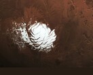 Изображение южной полярной ледяной шапки Марса (Источник изображения: ESA, DLR и FU Berlin; отредактировано)