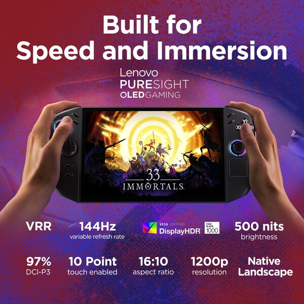 Lenovo Legion Go 2 будет оснащен OLED-дисплеем. (Источник изображения: Эван Бласс)