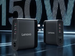 Быстрое зарядное устройство мощностью 150 Вт оснащено тремя портами USB-C. На изображении: рекламный рендер, демонстрирующий дизайн адаптера.