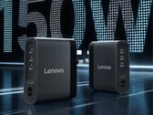 Быстрое зарядное устройство мощностью 150 Вт оснащено тремя портами USB-C. На изображении: рекламный рендер, демонстрирующий дизайн адаптера.