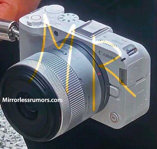 Canon EOS RV уже появлялась на одном из просочившихся изображений. (Источник изображения: MirrorlessRumors)