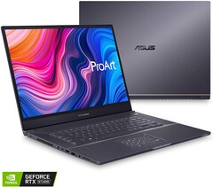 Asus ProArt StudioBook 15 H500 и StudioBook 17 H700 обменяли Quadro RTX на RTX 2060 (Изображение: Amazon)