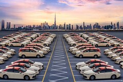 Парк такси в Дубае. BYD поставляет 200 электрических седанов Seal для DTC (Источник изображения: Economy Middle East)