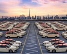 Парк такси в Дубае. BYD поставляет 200 электрических седанов Seal для DTC (Источник изображения: Economy Middle East)
