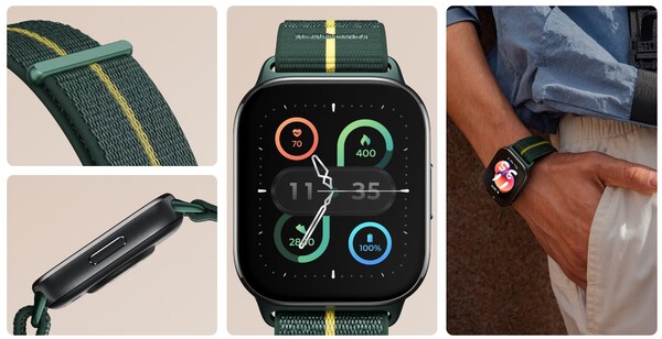 Часы Moto Watch Fit оснащены сменным 22-миллиметровым ремешком. (Источник изображения: Motorola)