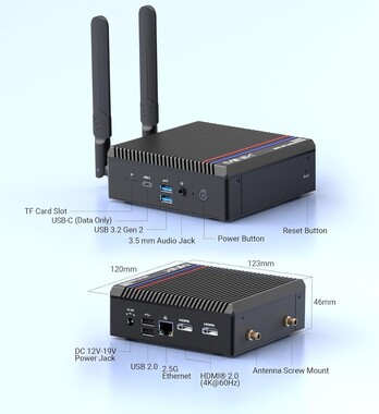Модель Z150-0dB оснащена пассивной системой охлаждения (Источник изображения: Minix)