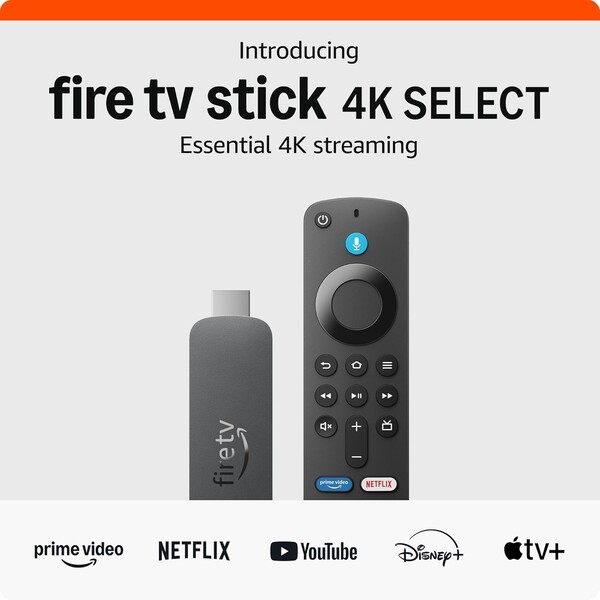 Amazon Fire TV Stick 4K Select - это новейший потоковый 4K-телевизор от Amazon. (Источник изображения: Amazon)