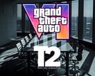 Зал заседаний с логотипами GTA 6 и Take Two Interactive