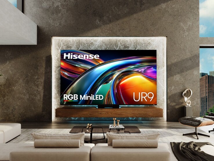 Hisense UR9 RGB MiniLED TV. (Источник изображения: Hisense)