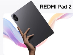 Планшет Redmi Pad 2 теперь доступен на AliExpress. На снимке: промо-изображение планшета. (Источник изображения: Xiaomi - отредактировано)