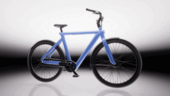 Серия VanMoof S6 оснащена 250-ваттным мотором на переднем колесе, который обеспечивает максимальную скорость 25 км/ч (15,5 миль/ч) (Источник изображения: VanMoof)