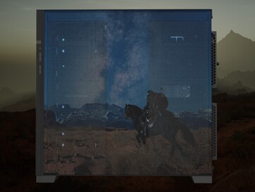 Показана правая панель ПК Maingear Crimson Desert Limited Edition