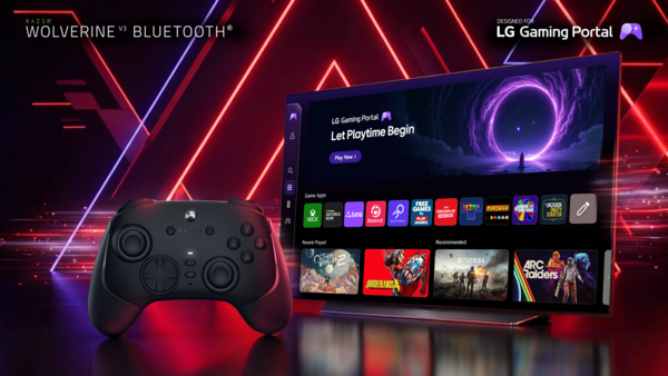 Bluetooth-контроллер Razer Wolverine V3 показан с LG Gaming Portal (Источник изображения: Razer PR)