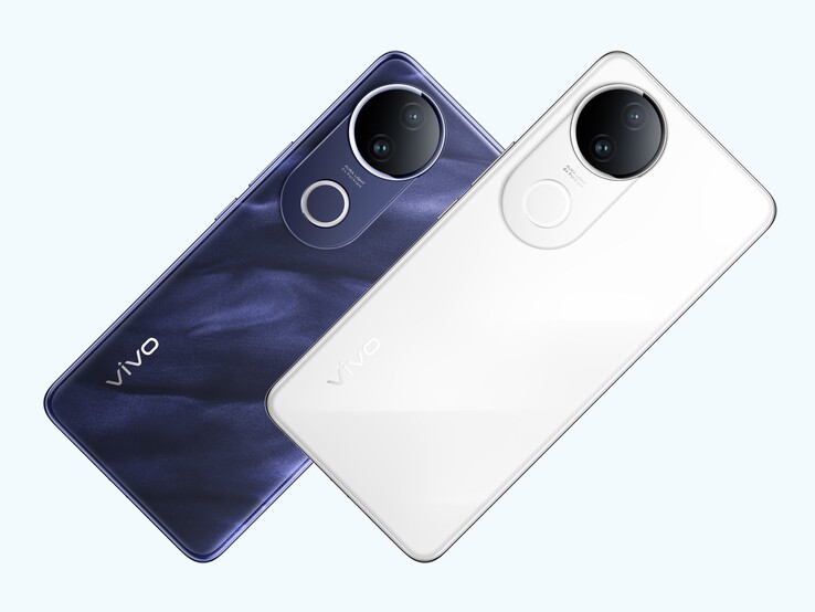 Смартфон Vivo T4R выпускается в арктическом белом и сумеречном синем цветах (Источник изображения: Vivo)