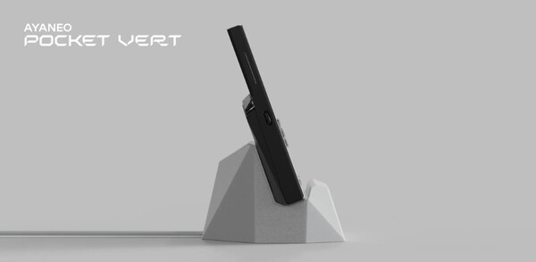 Среди аксессуаров, которые будут доступны для Pocket Vert, - док-станция для зарядки. (Источник изображения: Ayaneo)