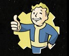 Показан арт-объект Vault Boy из Fallout 4 (Источник изображения: Epic Games с правками)