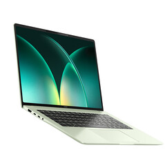 Honor MagicBook Pro 14 в зеленом цвете.