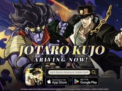 Рекламная иллюстрация к аниме «JoJo's Bizarre Adventure: Golden Spirit».
