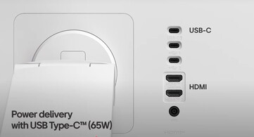 Качели LG Smart Monitor Swing оснащены несколькими портами Type-C и HDMI. (Источник изображения: LG)