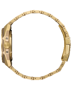 Citizen NB6085-57W вид сбоку, демонстрирующий заводную головку и браслет.