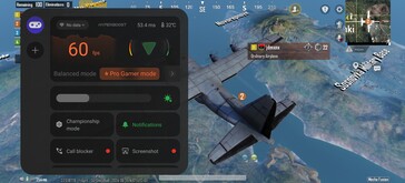 PUBG Mobile: HD, 60 fps в среднем.