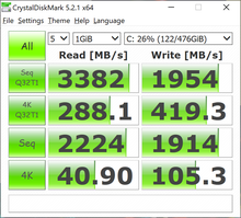 CrystalDiskMark 5.2