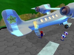 В игре «Super Mario Eclipse» Марио садится на борт самолета, на котором принцесса Пич отправляется в отпуск.